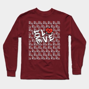 Cute Heart love Long Sleeve T-Shirt